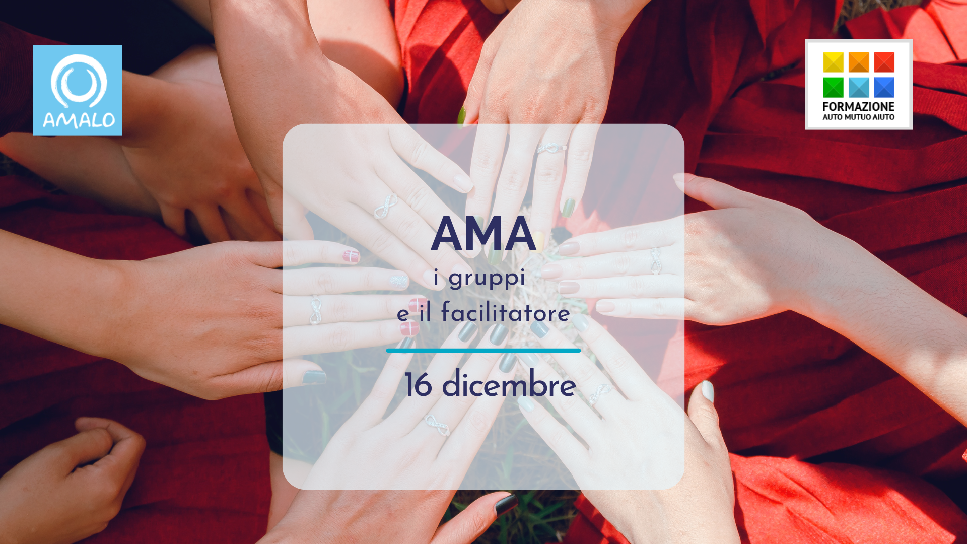 AMA i gruppi e il facilitatore - 16 dicembre